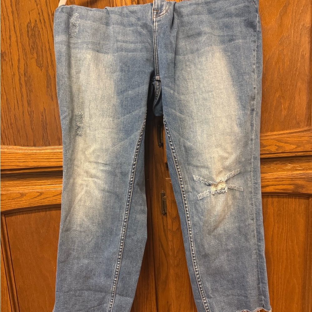 Vigoss Distressed Classic Blue Denim Jeans
